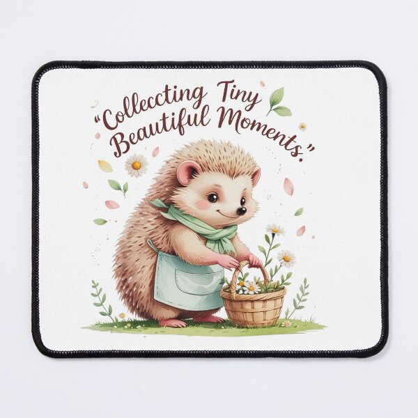 Item preview, Collecting Beautiful Moments Cute Hedgehog Spring Foraging designed and sold by AQUILAKREO.
