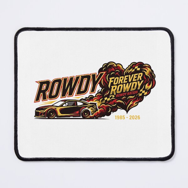 Item preview, Retro Racing Shirt Forever Rowdy Nation 1985 2026 Vintage Race Car Tee, Checkered Flag Motorsport Graphic, Race Day Fan Gift for Speedway Lovers designed and sold by Basma Designs | Funny Shirts, Stickers & Mugs.
