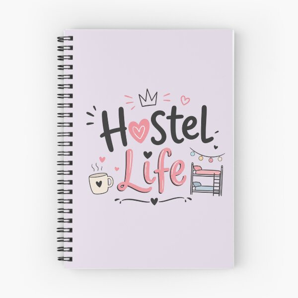 Item preview, Cute Hostel Life Aesthetic T-Shirt Design | Cozy Student Dorm Vibes Illustration designed and sold by Sanika arts .