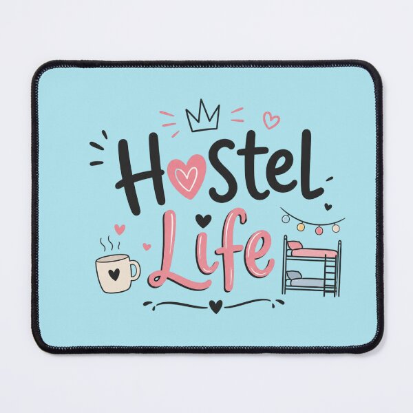 Item preview, Cute Hostel Life Aesthetic T-Shirt Design | Cozy Student Dorm Vibes Illustration designed and sold by Sanika arts .