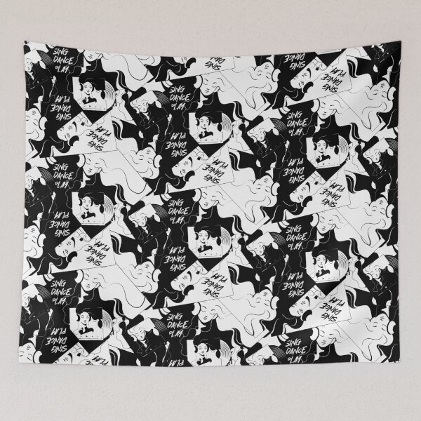 Item preview, Sing, Dance, Play (black and white edition) designed and sold by Juliette Lancien.