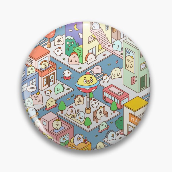 Item preview, Cute monster city illustration designed and sold by GK Doodle.