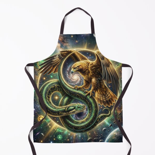 Item preview, Cosmic Yin Yang Eagle and Serpent designed and sold by kmiArtistIA.