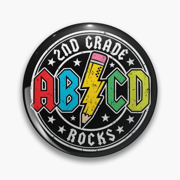 Item preview, 2nd Grade Rocks Back To School Rock N Roll Pencil Design designed and sold by River Silva.