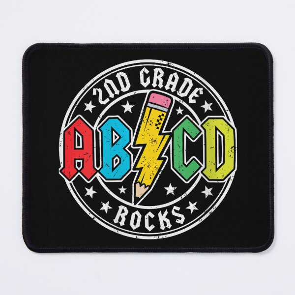 Item preview, 2nd Grade Rocks Back To School Rock N Roll Pencil Design designed and sold by River Silva.