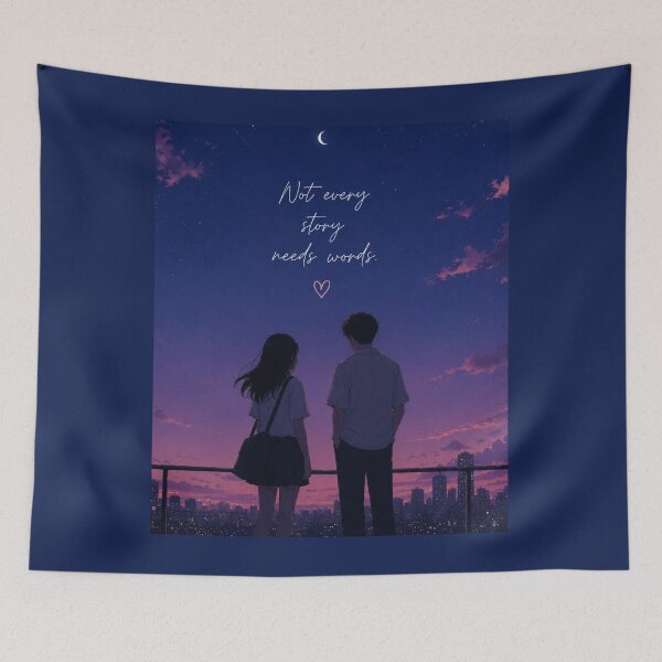 Item preview, Silent Stories Under The Night Sky  designed and sold by itxelaraStudio.