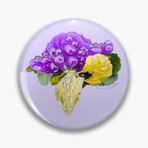 Item preview, Pansies with raindrops photography · Everyday magic · Welcome to your home designed and sold by EmotionsOK.