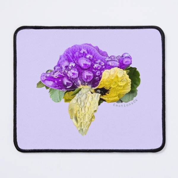 Item preview, Pansies with raindrops photography · Everyday magic · Welcome to your home designed and sold by EmotionsOK.