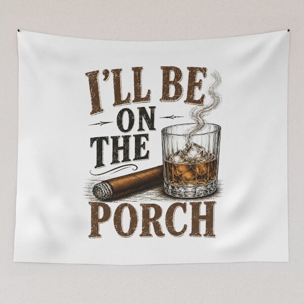 Item preview, I'll Be On The Porch designed and sold by zoes-ink.