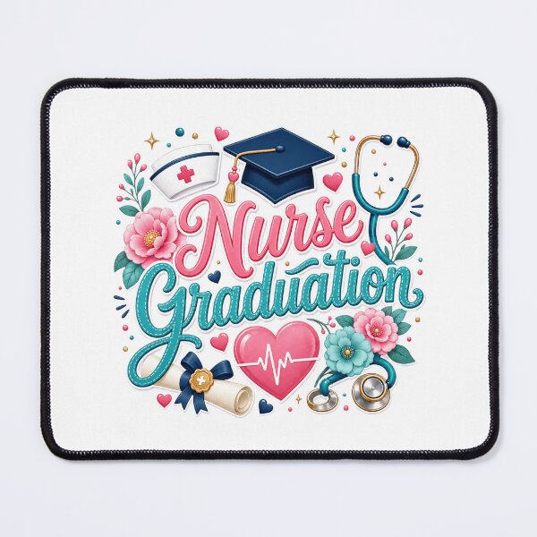 Item preview, Nurse Graduation Floral Design designed and sold by Partoon-dp.