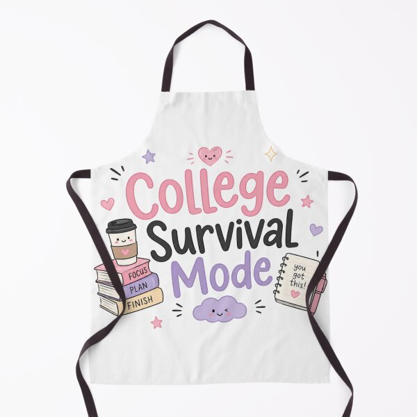 Item preview, College Survival Mode Cute Kawaii Student Aesthetic Sticker designed and sold by Sanika arts .