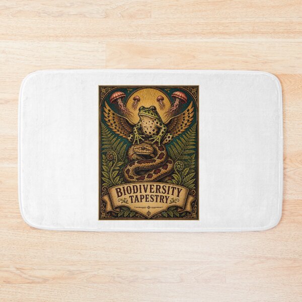 Item preview, Biodiversity Tapestry Goblincore Aesthetic Vintage Nature designed and sold by chattsuede.