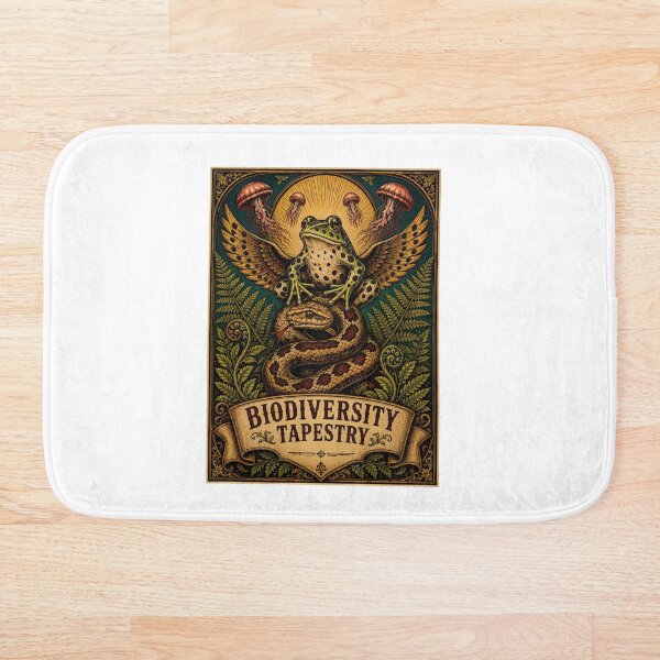 Item preview, Biodiversity Tapestry Goblincore Aesthetic Vintage Nature designed and sold by chattsuede.
