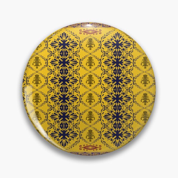 Item preview, Geometric Blue and Yellow Design designed and sold by NornAxiom.