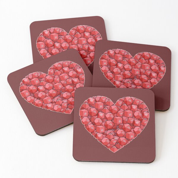 Item preview, Dice Heart - Red designed and sold by -Solarly-.