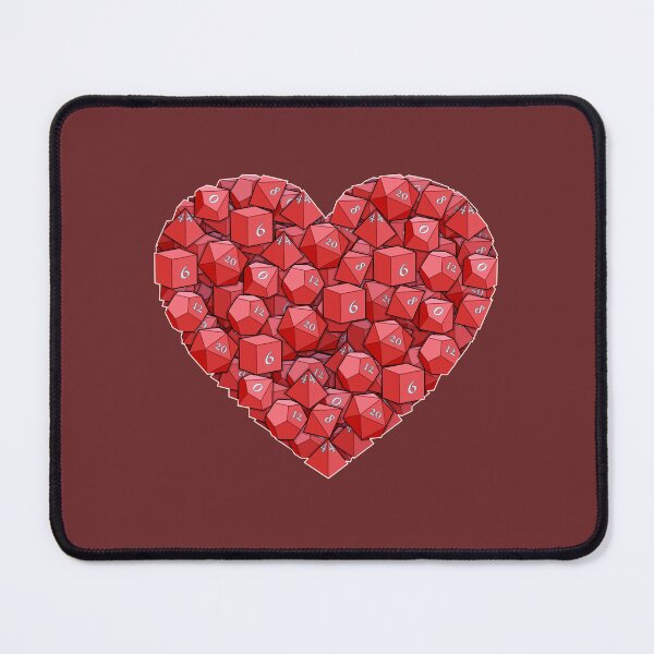 Item preview, Dice Heart - Red designed and sold by -Solarly-.