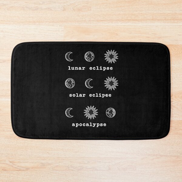 Item preview, Eclipse Phases Lunar Solar Apocalypse Astronomy Humor designed and sold by Ekonolotie.