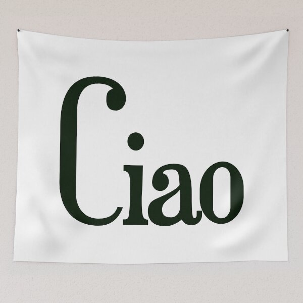 Item preview, Ciao Italia lover minimal design designed and sold by EmeraldeaArt.