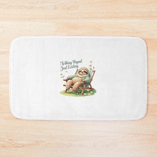 Item preview, Nothing Urgent Just Existing Cute Sloth Spring Aesthetic designed and sold by AQUILAKREO.