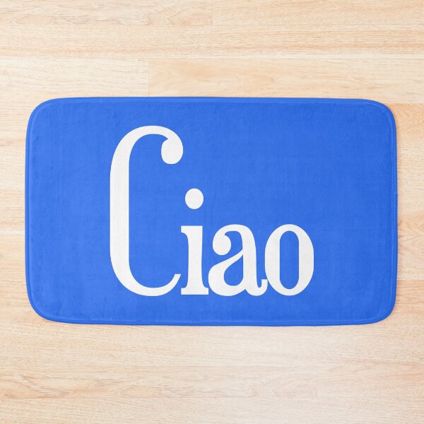 Item preview, Ciao Italia lover minimal white text design designed and sold by EmeraldeaArt.