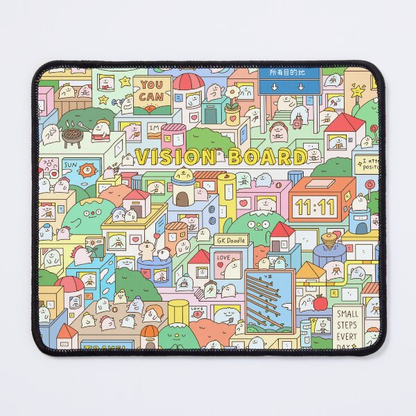 Item preview, Vision Board Illustration designed and sold by GK Doodle.