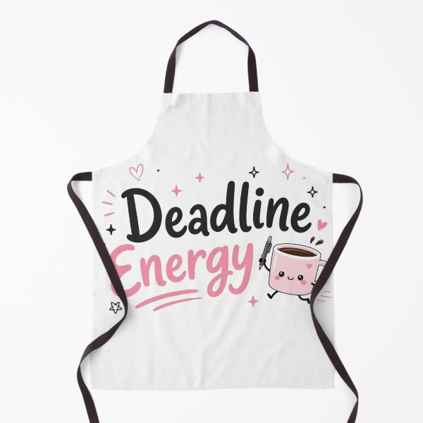Item preview, Deadline Energy Cute Coffee Student Aesthetic T-Shirt Design designed and sold by Sanika arts .