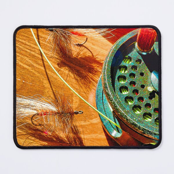 Item preview, Fly Fisherman's Table Top, Artificial Lures, Rod, Reel, Fly Line designed and sold by AMacGPhilly.