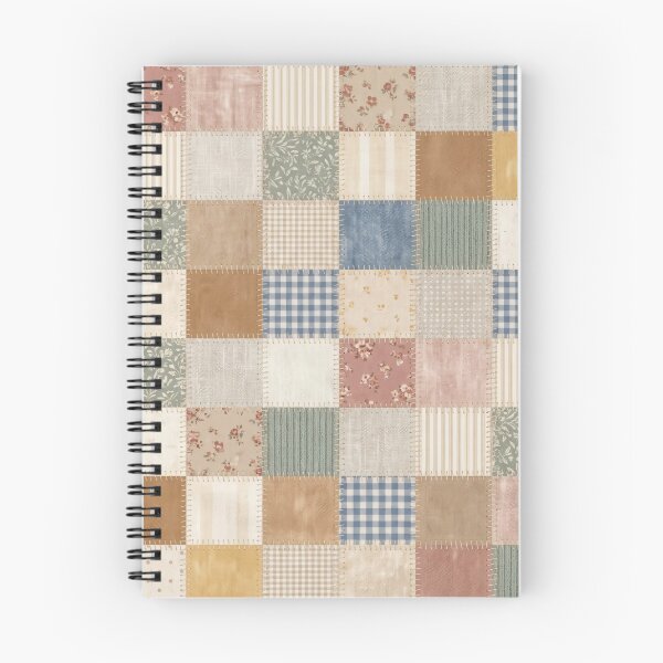 Artikelvorschau, Homestead Patchwork – Cozy Fabric Pattern entworfen und verkauft von MoonwoodStudio.