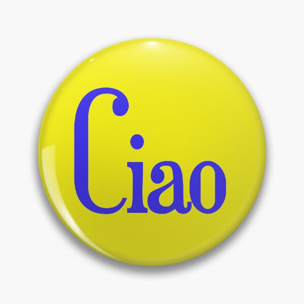 Item preview, Ciao Italia lover minimal blue design designed and sold by EmeraldeaArt.