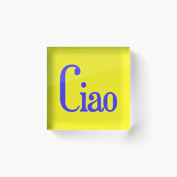 Item preview, Ciao Italia lover minimal blue design designed and sold by EmeraldeaArt.