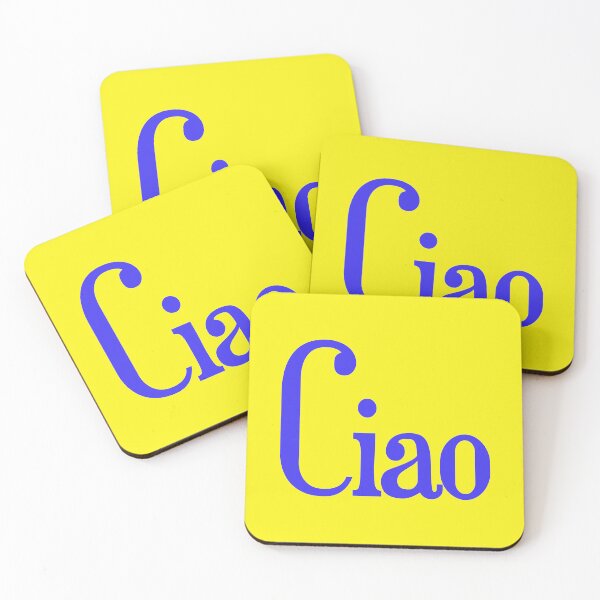 Item preview, Ciao Italia lover minimal blue design designed and sold by EmeraldeaArt.