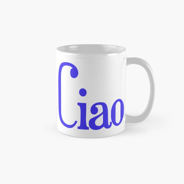 Item preview, Ciao Italia lover minimal blue design designed and sold by EmeraldeaArt.