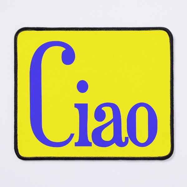 Item preview, Ciao Italia lover minimal blue design designed and sold by EmeraldeaArt.