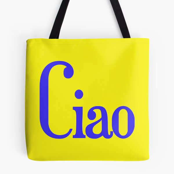 Item preview, Ciao Italia lover minimal blue design designed and sold by EmeraldeaArt.