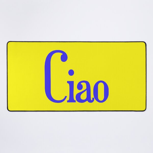 Item preview, Ciao Italia lover minimal blue design designed and sold by EmeraldeaArt.