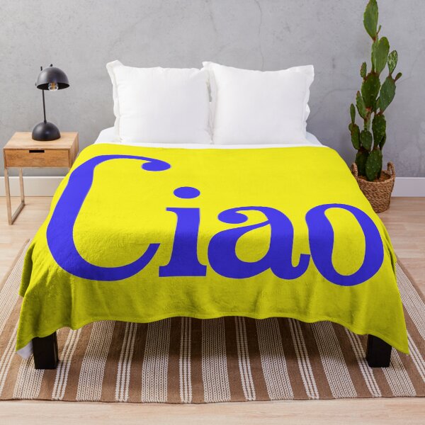 Item preview, Ciao Italia lover minimal blue design designed and sold by EmeraldeaArt.