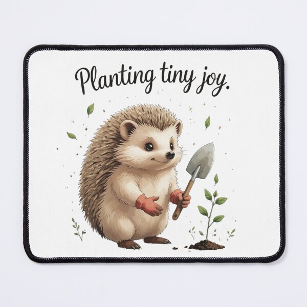 Item preview, Planting Tiny Joy Cottagecore Gardening Hedgehog Plant Lover designed and sold by AQUILAKREO.