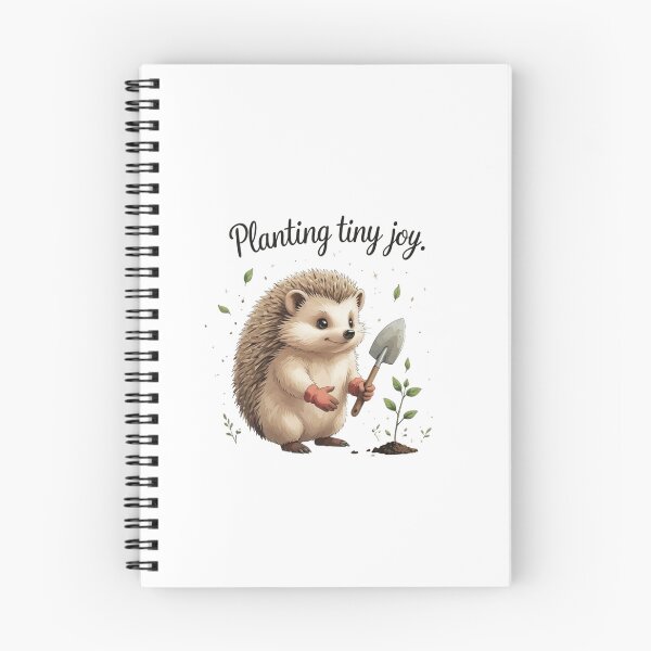 Artikelvorschau, Pflanzen Tiny Joy Cottagecore-Gartenarbeit Igel Pflanzenliebhaber entworfen und verkauft von AQUILAKREO.