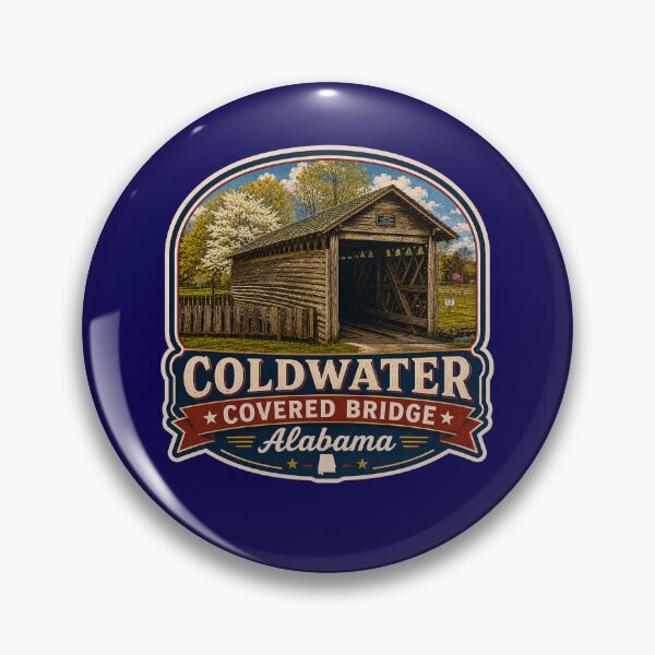 Item preview, Coldwater Covered Bridge sticker designed and sold by gotucoveredart.