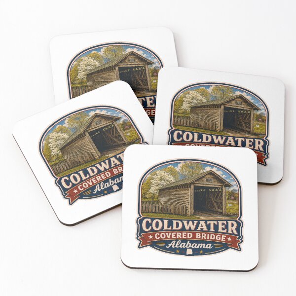 Item preview, Coldwater Covered Bridge sticker designed and sold by gotucoveredart.