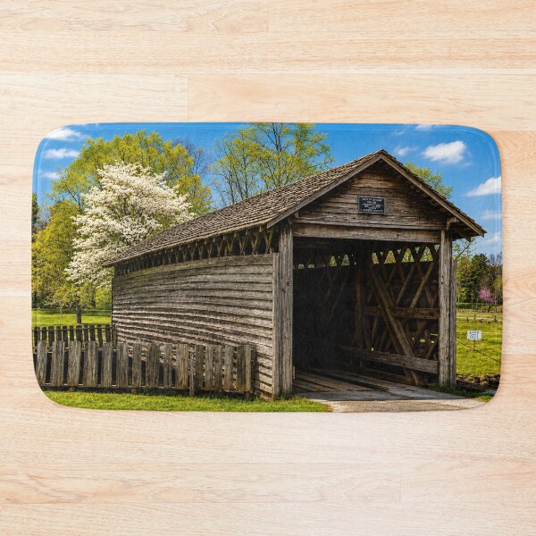 Item preview, Coldwater Covered Bridge sticker designed and sold by gotucoveredart.