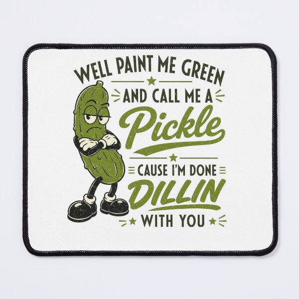 Item preview, Funny Sarcastic Pickle Lover Humor Retro Cartoon Joke designed and sold by clothesy7.