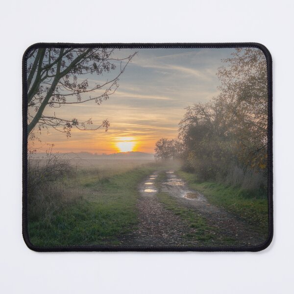 Item preview, Misty path at sunrise. designed and sold by vz-mrvq-01.
