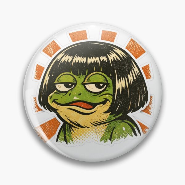 Artikelvorschau, Lustiges Frosch-Bob-Frisur-Meme-T-Shirt entworfen und verkauft von MerchlyMike.