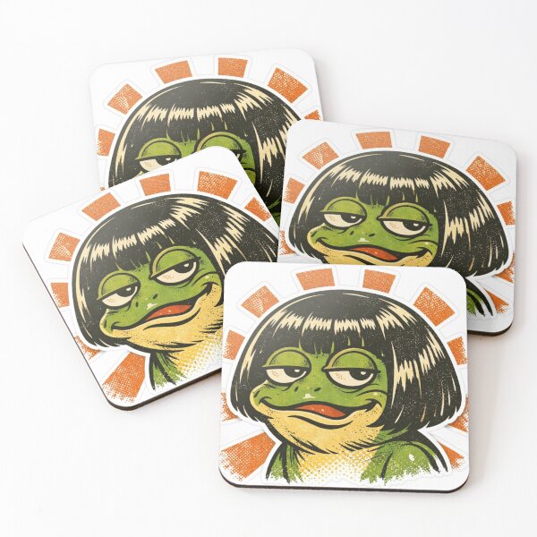 Item preview, Funny Frog Bob Haircut Meme T-Shirt designed and sold by MerchlyMike.