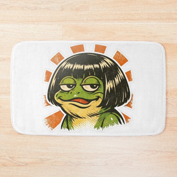 Item preview, Funny Frog Bob Haircut Meme T-Shirt designed and sold by MerchlyMike.