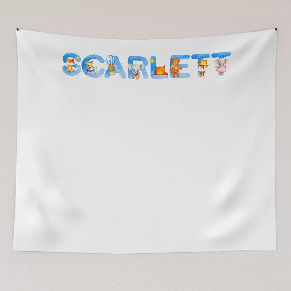 Item preview, DREAMLITNAMES COLLECTION – ✨SCARLETT ✨ – Cute Storybook Dream Animals designed and sold by WheelieGdArt.