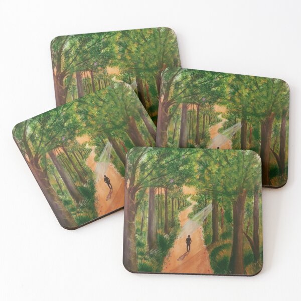 Item preview, LONELY MAN IN THE WOODS PAINTING designed and sold by silversketchh.