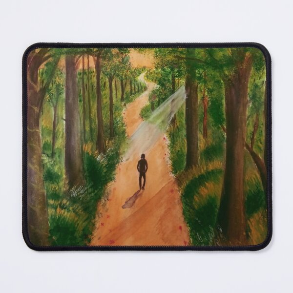 Item preview, LONELY MAN IN THE WOODS PAINTING designed and sold by silversketchh.