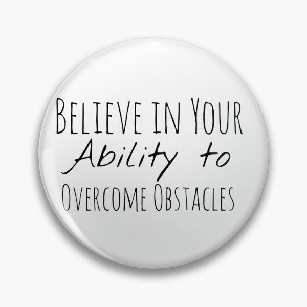 Item preview, Believe in Your Ability to Overcome Obstacles – Resilience Affirmation designed and sold by Camila  Ardila.